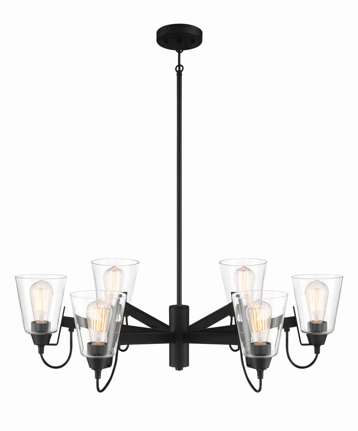 Minka-Lavery Beckonridge 3996-66A Chandelier Light - Coal