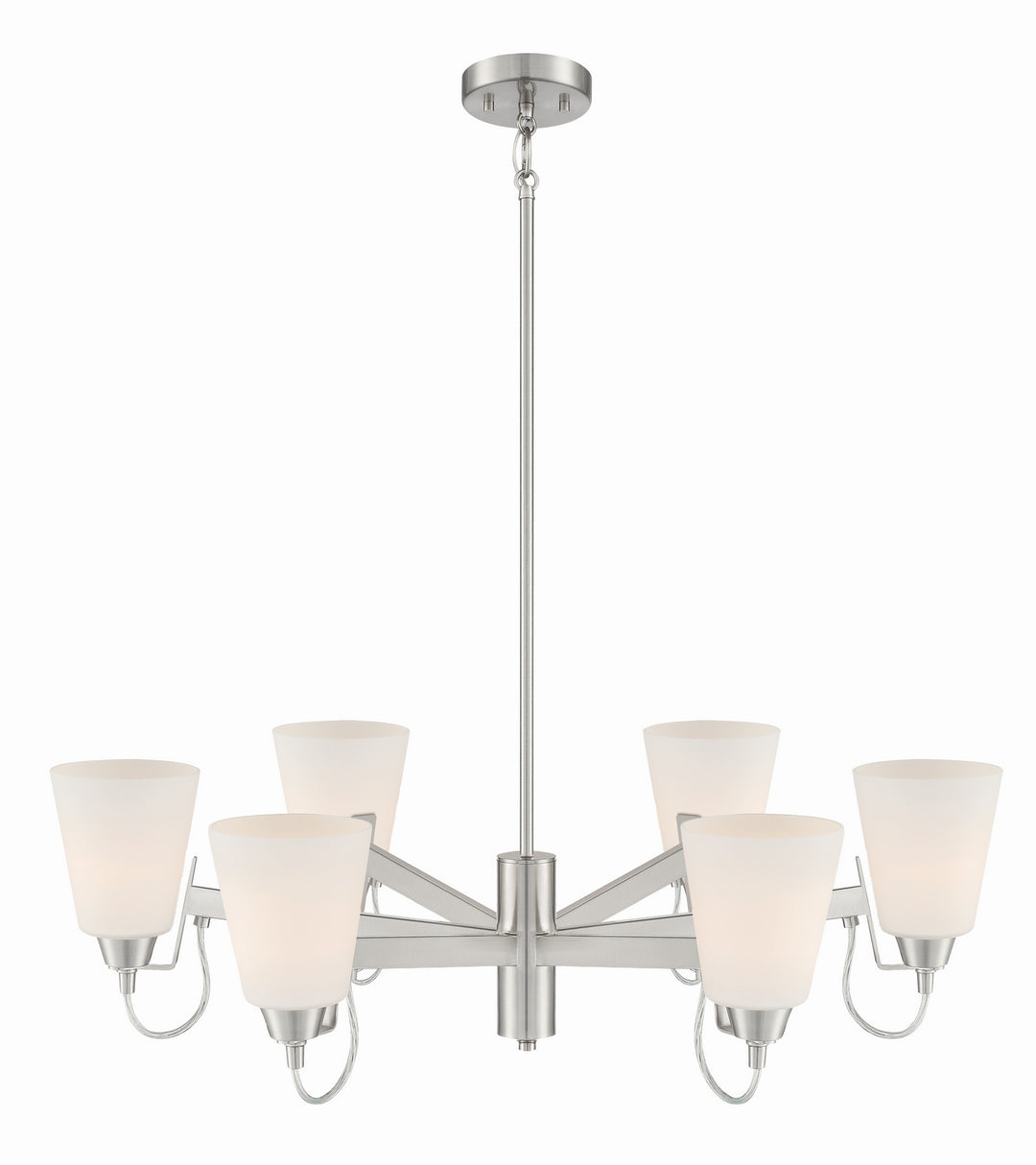 Minka-Lavery Beckonridge 3996-84 Chandelier Light - Brushed Nickel