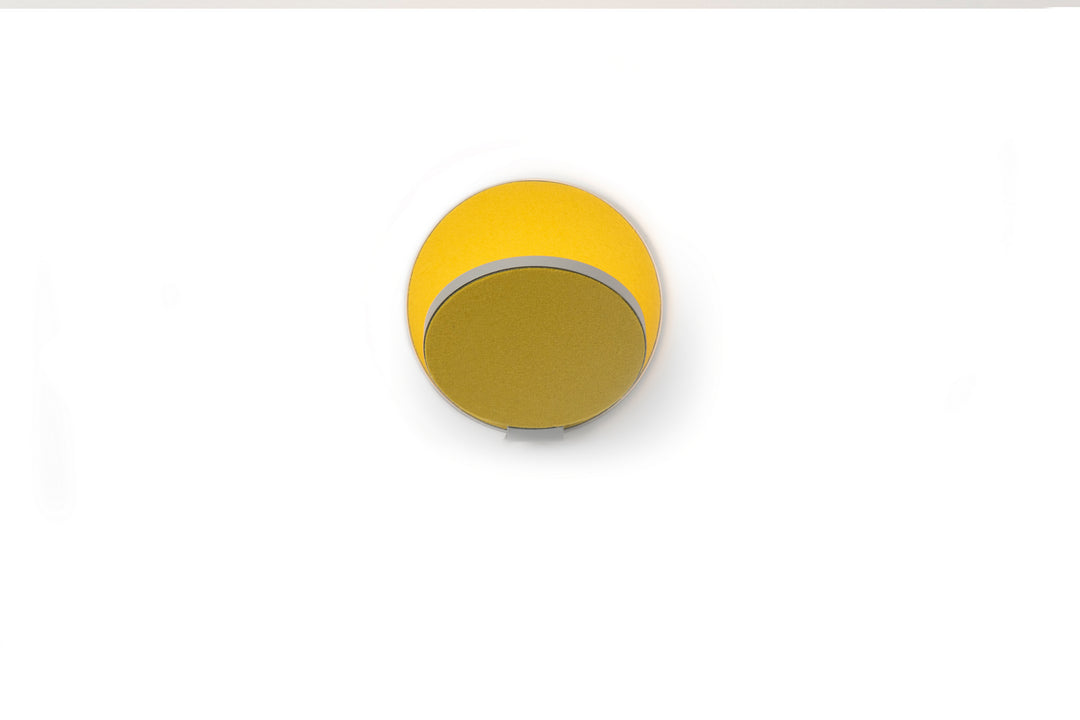 Koncept Gravy GRW-S-SIL-HDF-PI Wall Sconce Light - Silver Body, Honeydew Felt