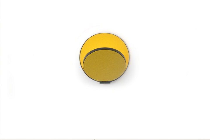 Koncept Gravy GRW-S-MBK-HDF-PI Wall Sconce Light - Metallic Black Body, Honeydew (Felt)