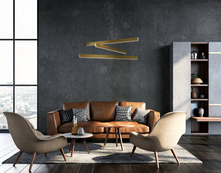 Koncept Sub SUB-C3-SW-GLD Chandelier Light - Gold