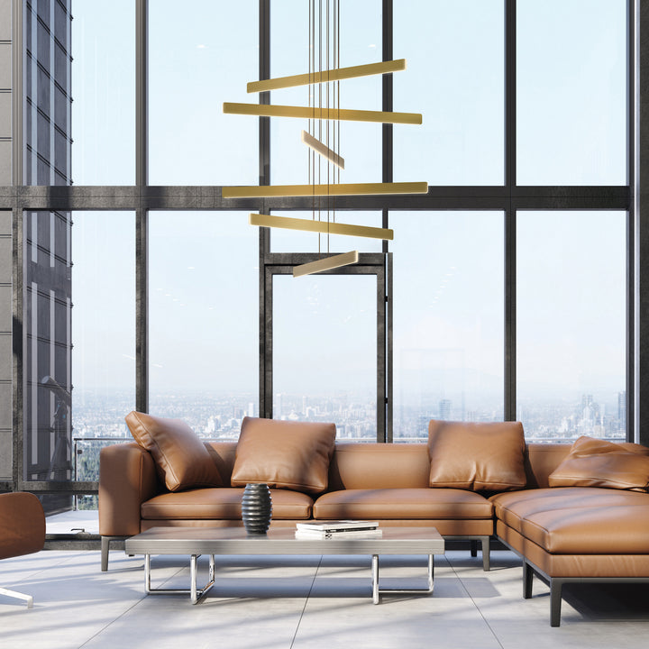 Koncept Sub SUB-C6-SW-GLD Chandelier Light - Gold
