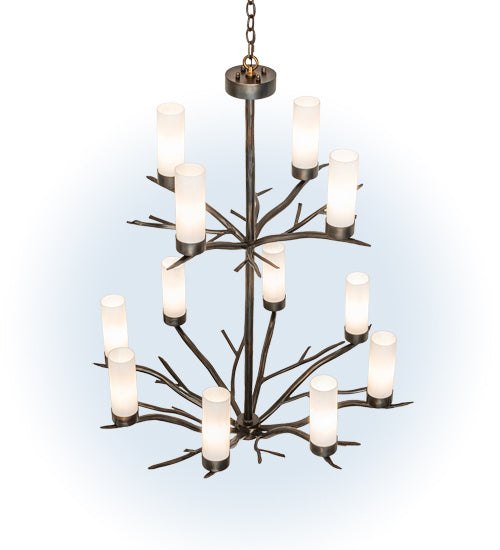 Meyda Tiffany Winter Solstice 238365 Chandelier Light - Antique Copper,Burnished