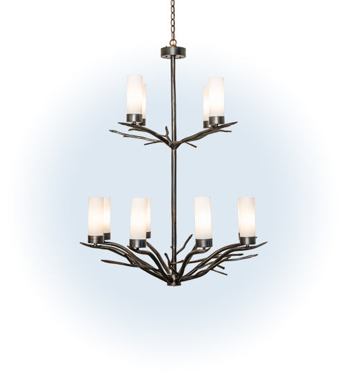 Meyda Tiffany Winter Solstice 238365 Chandelier Light - Antique Copper,Burnished