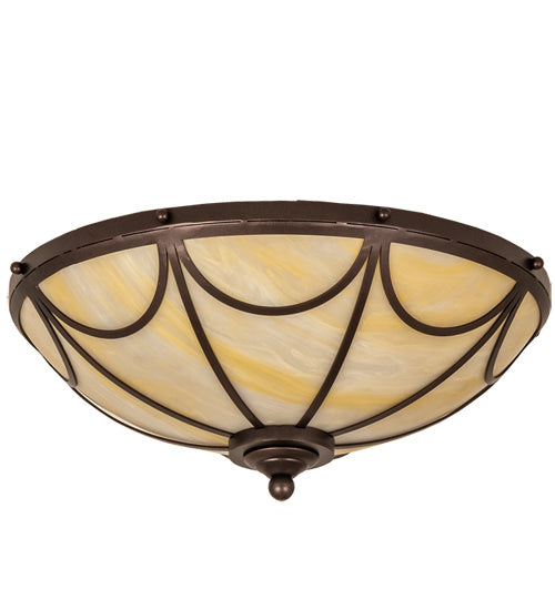 Meyda Tiffany Carousel 239068 Ceiling Light - Mahogany Bronze