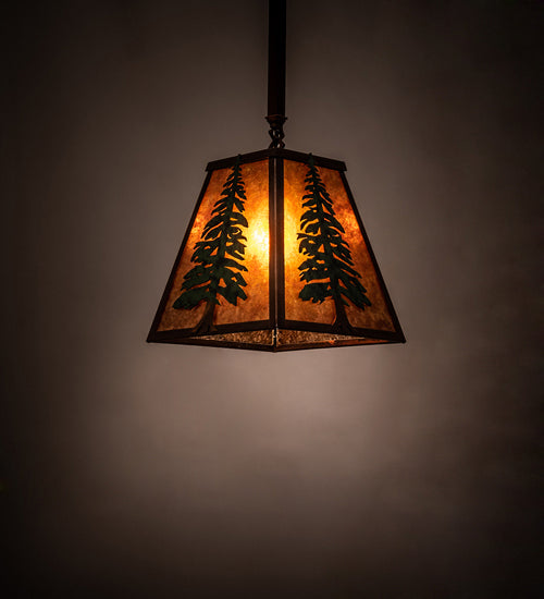 Meyda Tiffany Tall Pines 240017 Pendant Light - Vintage Copper