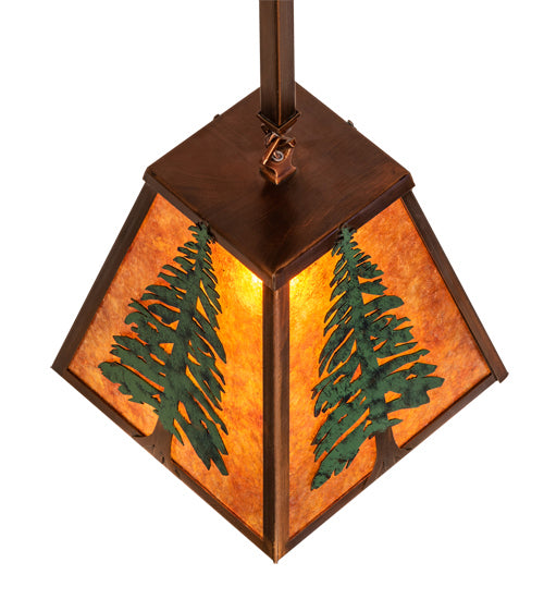 Meyda Tiffany Tall Pines 240017 Pendant Light - Vintage Copper