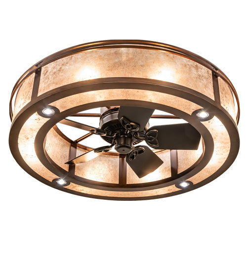 Meyda Tiffany Sargent 240372 Ceiling Fan - Vintage Copper