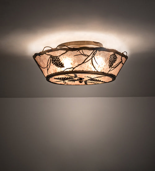 Meyda Tiffany Whispering Pines 242028 Ceiling Light - Antique Copper
