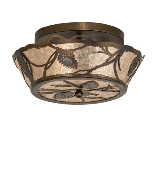 Meyda Tiffany Whispering Pines 242030 Ceiling Light - Antique Copper
