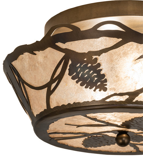 Meyda Tiffany Whispering Pines 242030 Ceiling Light - Antique Copper