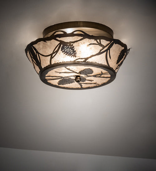 Meyda Tiffany Whispering Pines 242030 Ceiling Light - Antique Copper