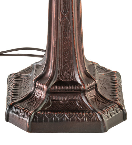 Meyda Tiffany Lighting 244267 Pinecone Ridge One Light Table Lamp Lamp Bronze / Dark