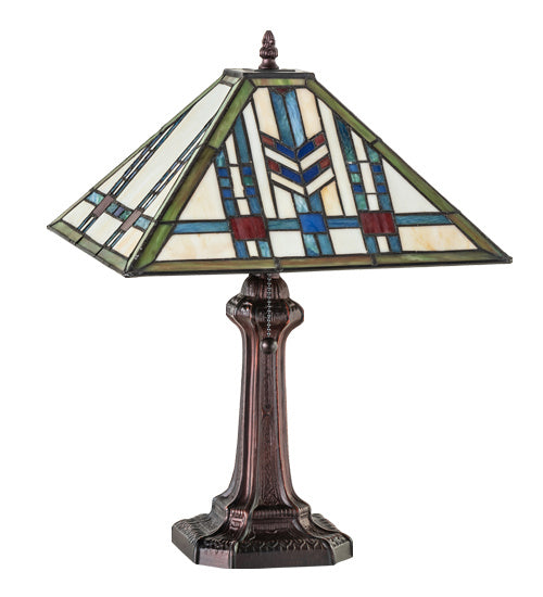 Meyda Tiffany Lighting 244281 Prairie Wheat One Light Table Lamp Lamp Bronze / Dark