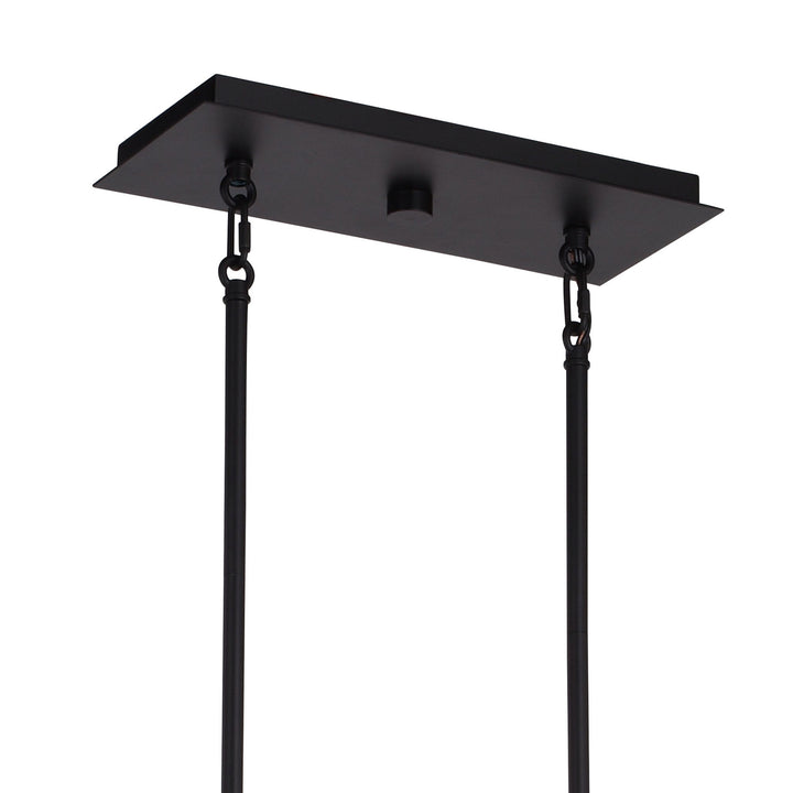 Vaxcel Bridgeview H0257 Pendant Light - Oil Rubbed Bronze and Light Walnut