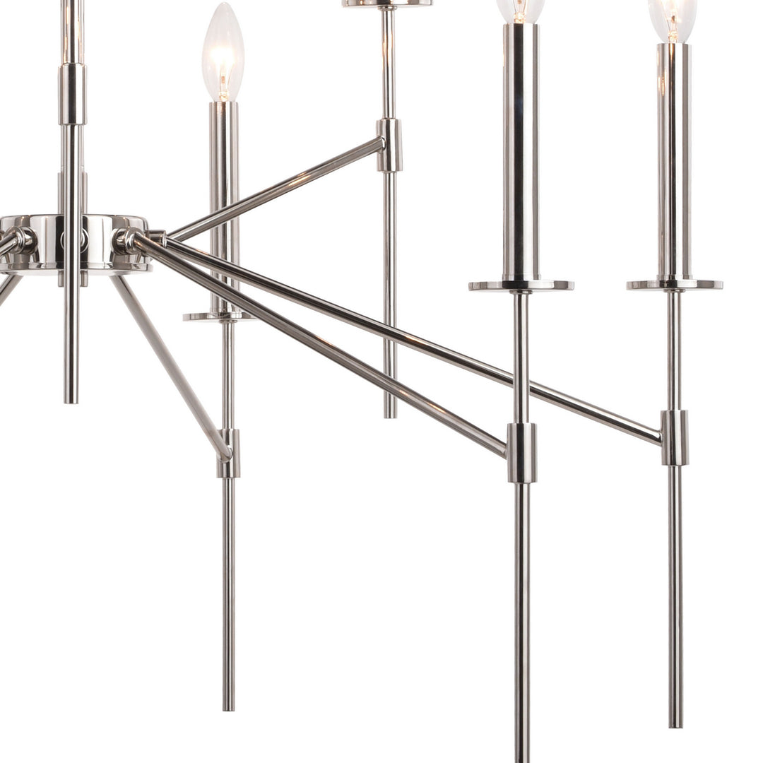 Vaxcel Kedzie H0260 Chandelier Light - Polished Nickel
