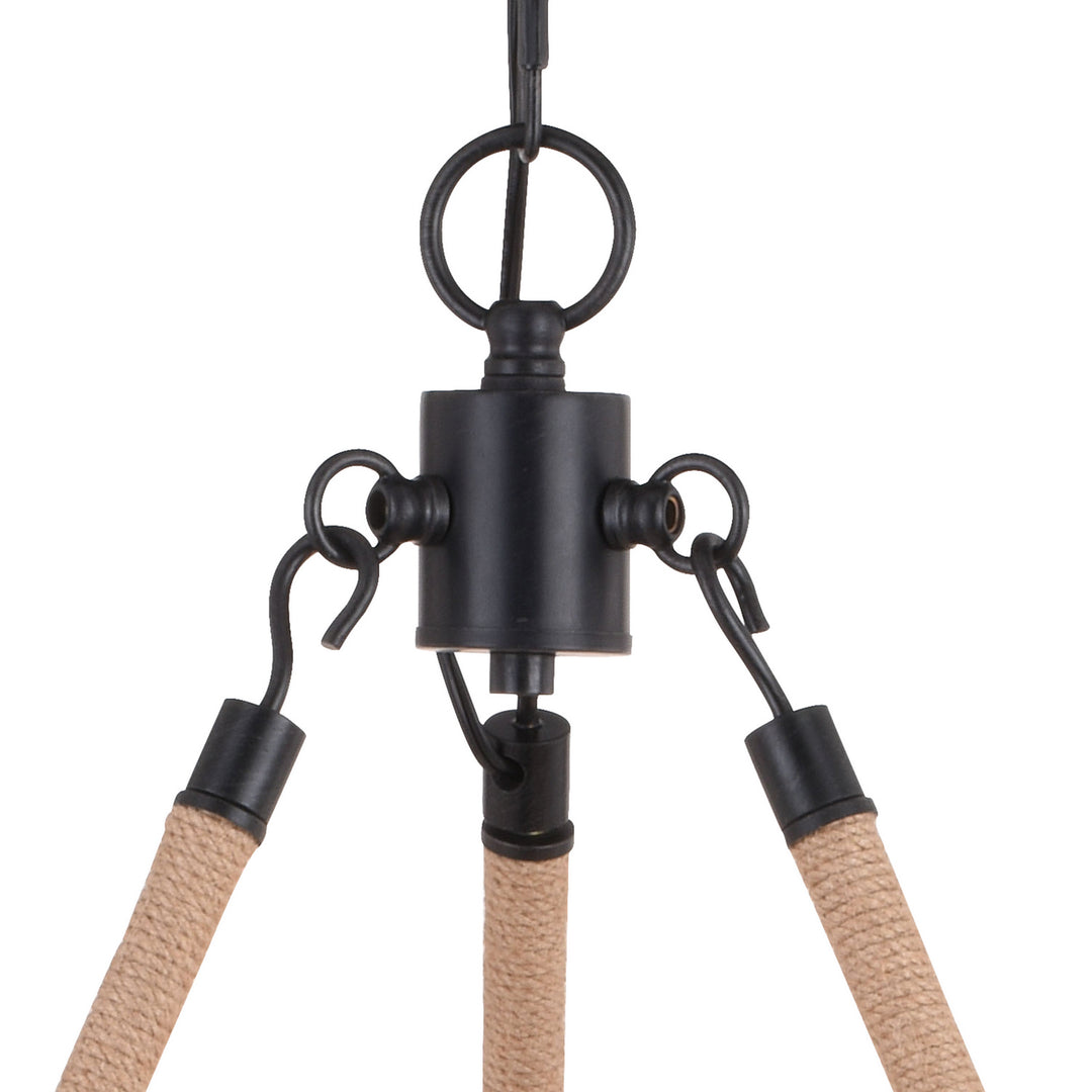 Vaxcel Breckenridge H0261 Chandelier Light - Aged Iron