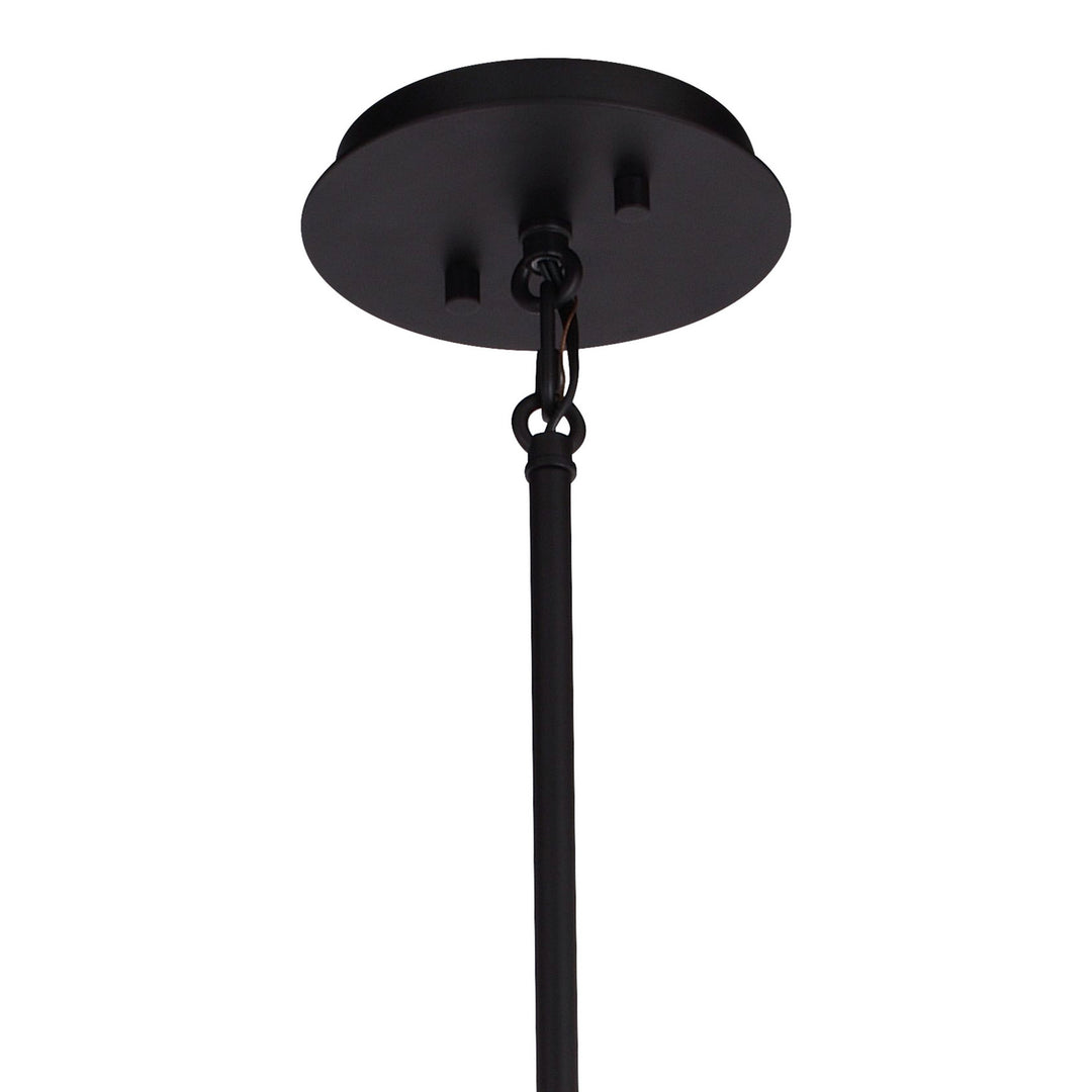 Vaxcel Bridgeview P0339 Pendant Light - Oil Rubbed Bronze and Light Walnut