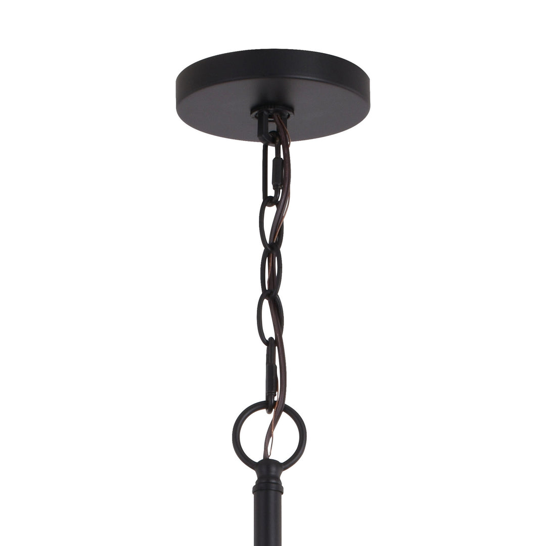 Vaxcel Estelle P0341 Pendant Light - Natural Brass and Matte Black