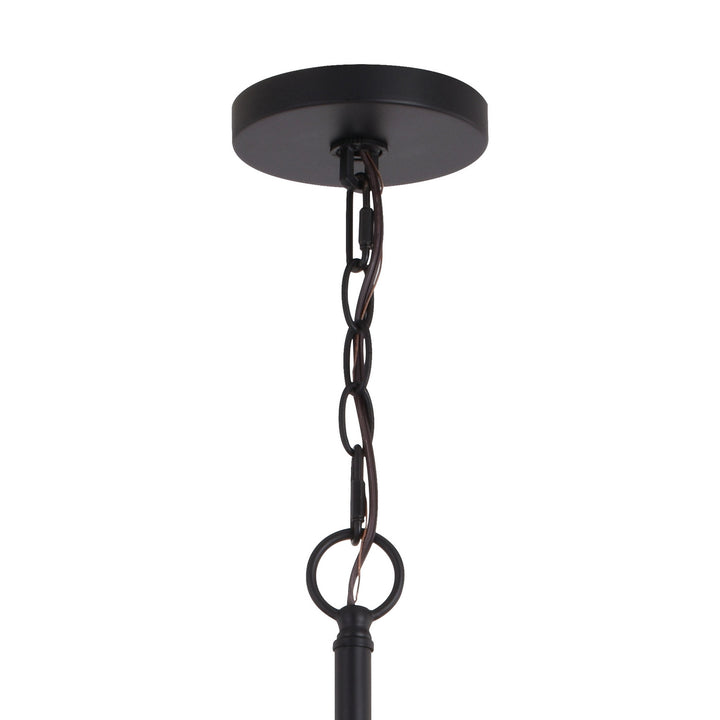 Vaxcel Estelle P0341 Pendant Light - Natural Brass and Matte Black
