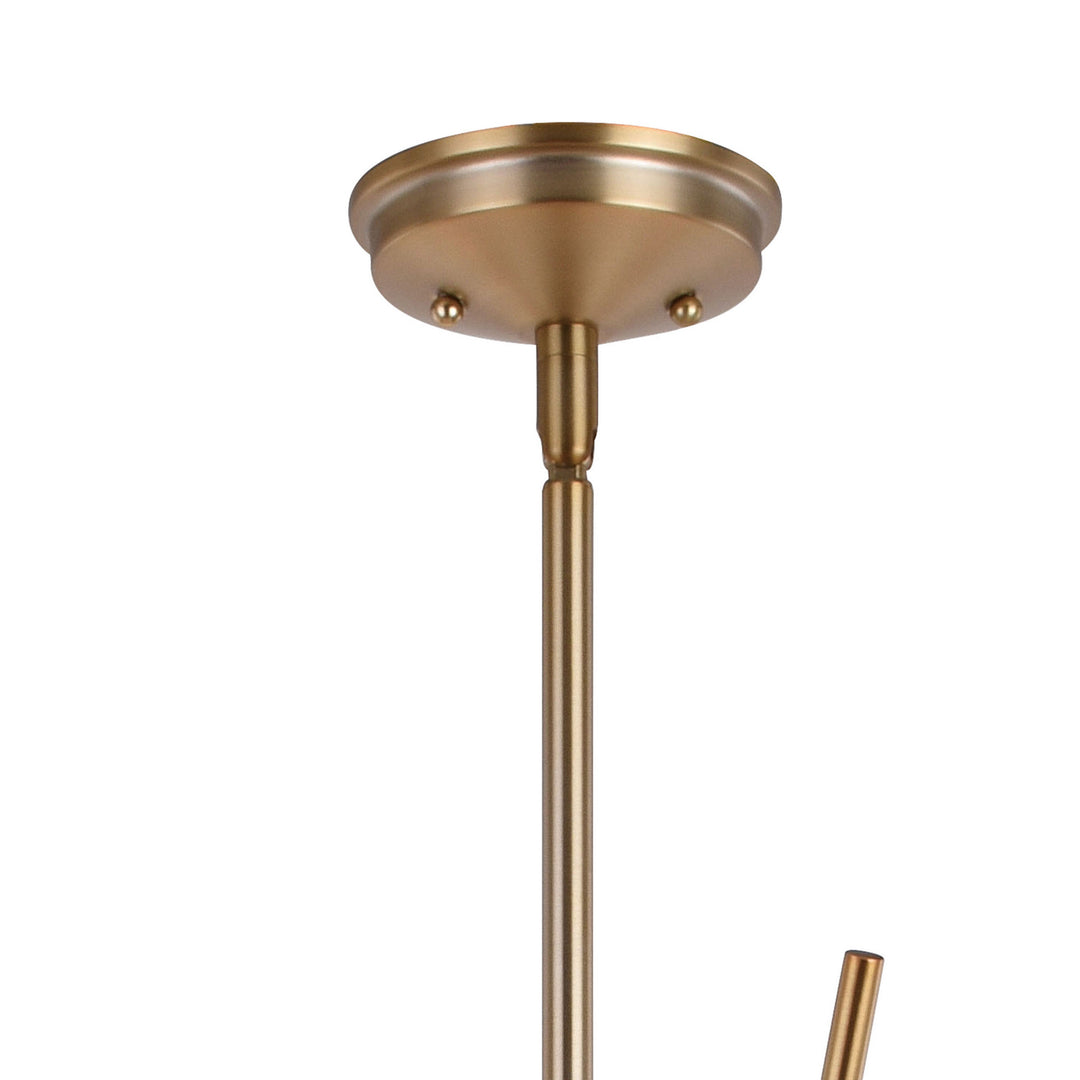 Vaxcel Estelle P0344 Chandelier Light - Natural Brass