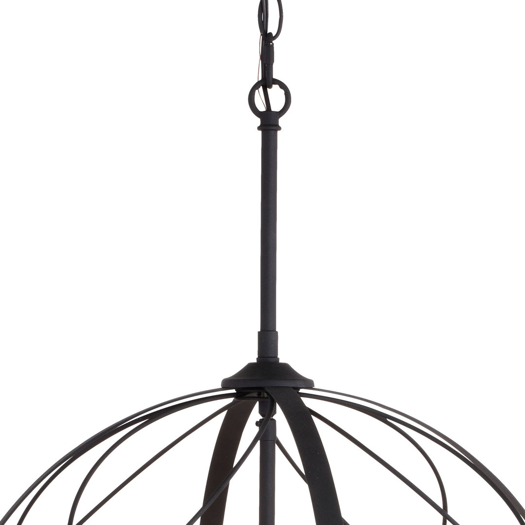 Vaxcel Montclare P0355 Chandelier Light - Textured Black and White Ash
