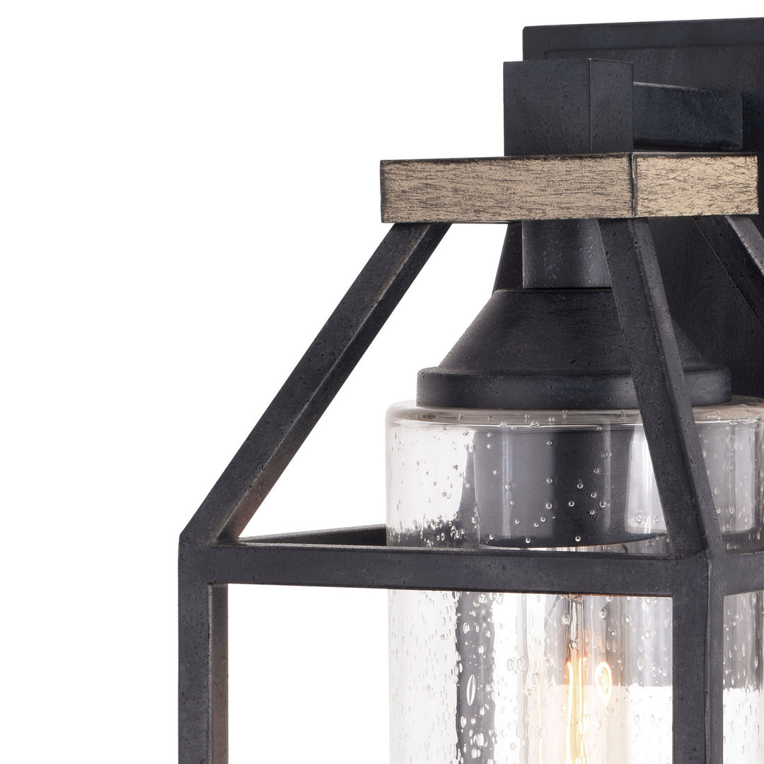 Vaxcel Lighting T0584 Napier One Light Outdoor Wall Mount Outdoor Black