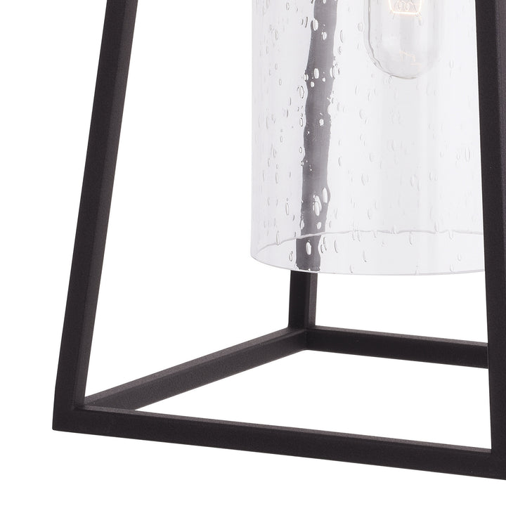Vaxcel Lighting T0585 Nash One Light Outdoor Wall Mount Outdoor Black