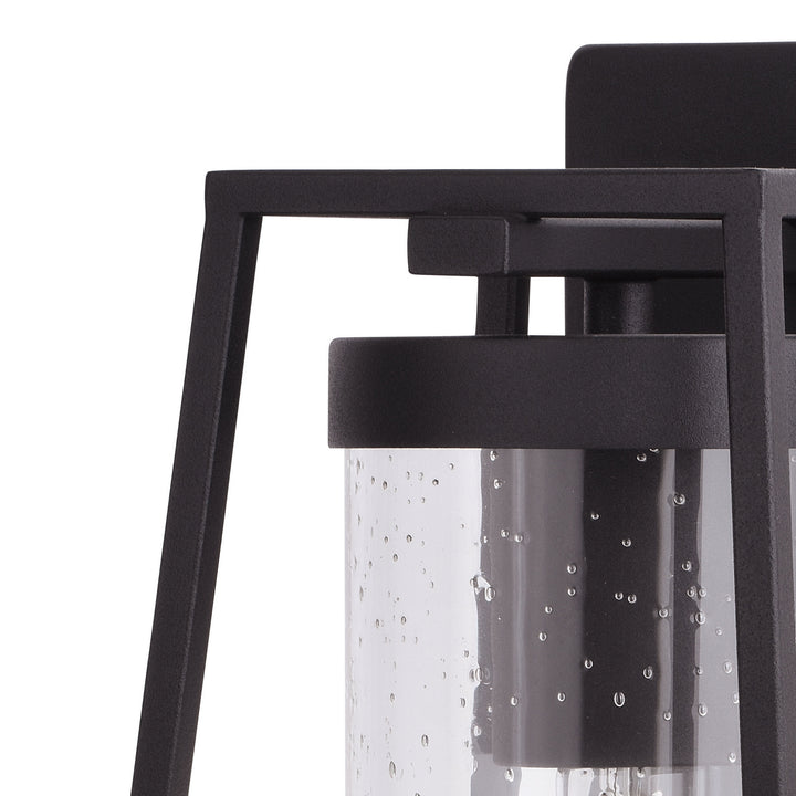 Vaxcel Lighting T0585 Nash One Light Outdoor Wall Mount Outdoor Black