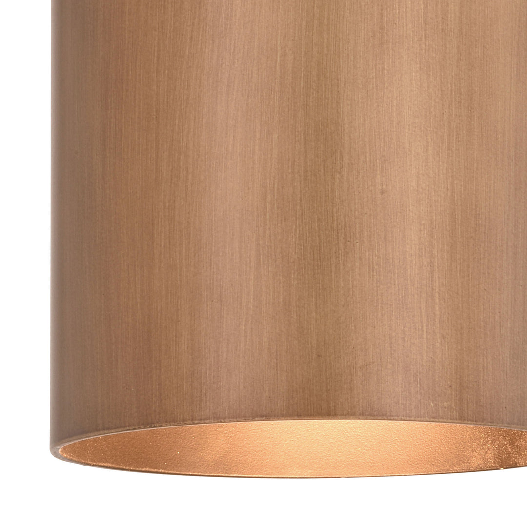 Vaxcel Lighting T0588 Chiasso Two Light Outdoor Wall Mount Outdoor Brass