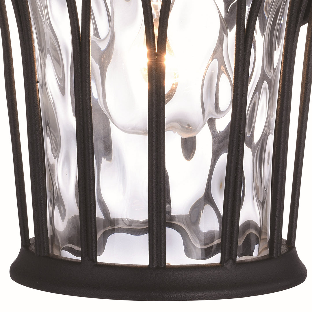 Vaxcel Lighting T0594 Abigail One Light Outdoor Motion Sensor Wall Mount Outdoor Bronze / Dark