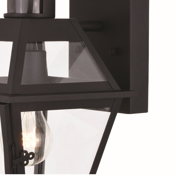 Vaxcel Lighting T0598 Nottingham One Light Outdoor Motion Sensor Wall Mount Outdoor Bronze / Dark