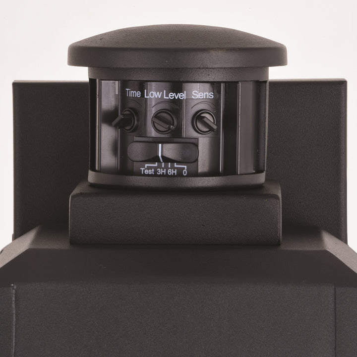 Vaxcel Lighting T0599 Kinzie One Light Outdoor Motion Sensor Wall Mount Outdoor Black