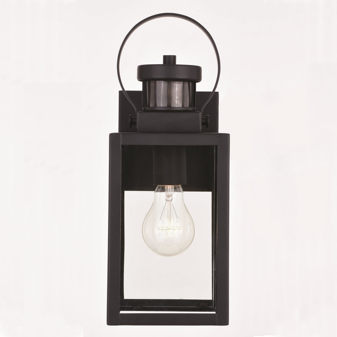 Vaxcel Lighting T0602 Medinah One Light Outdoor Motion Sensor Wall Mount Outdoor Bronze / Dark