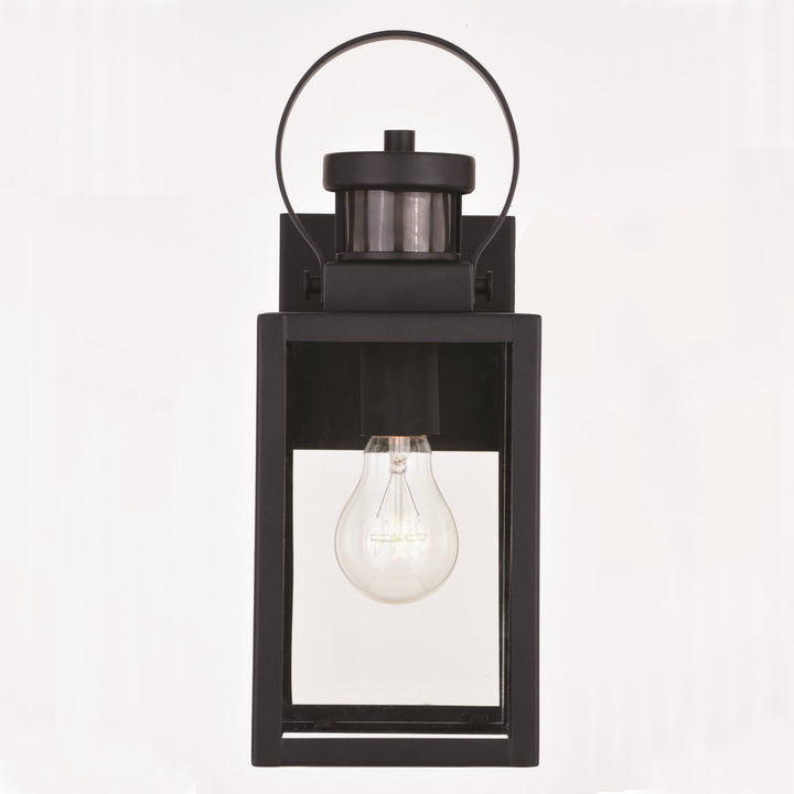 Vaxcel Lighting T0602 Medinah One Light Outdoor Motion Sensor Wall Mount Outdoor Bronze / Dark