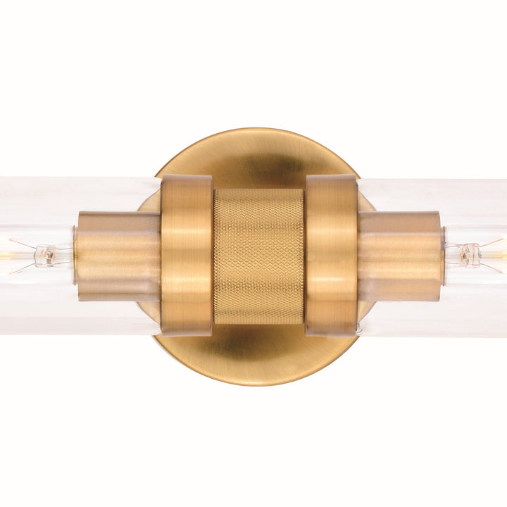 Vaxcel Levitt W0390 Bath Vanity Light 20 in. wide - Satin Brass