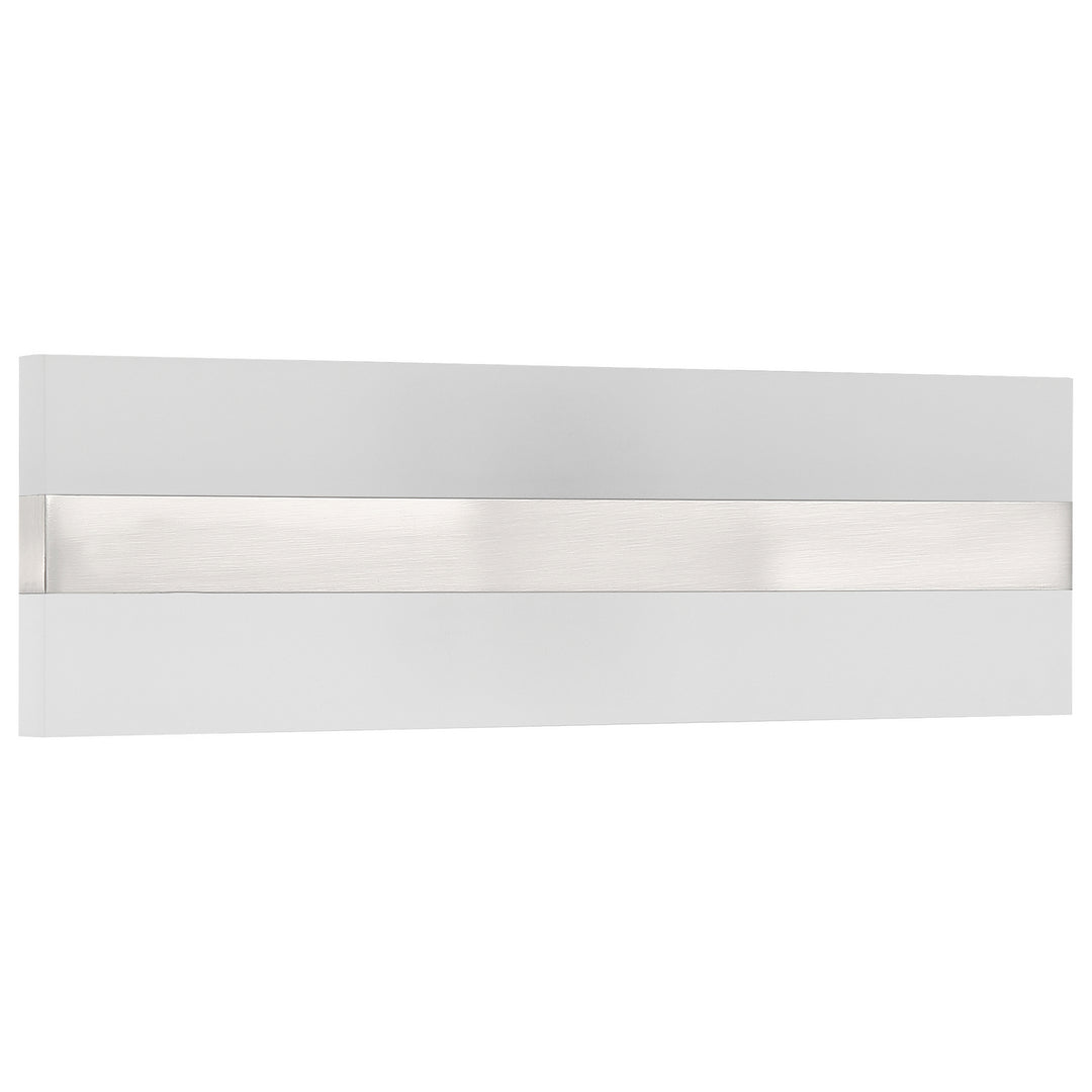 Access Netherton 62591LEDD-BS/ACR Bath Vanity Light 18 in. wide - Brushed Steel