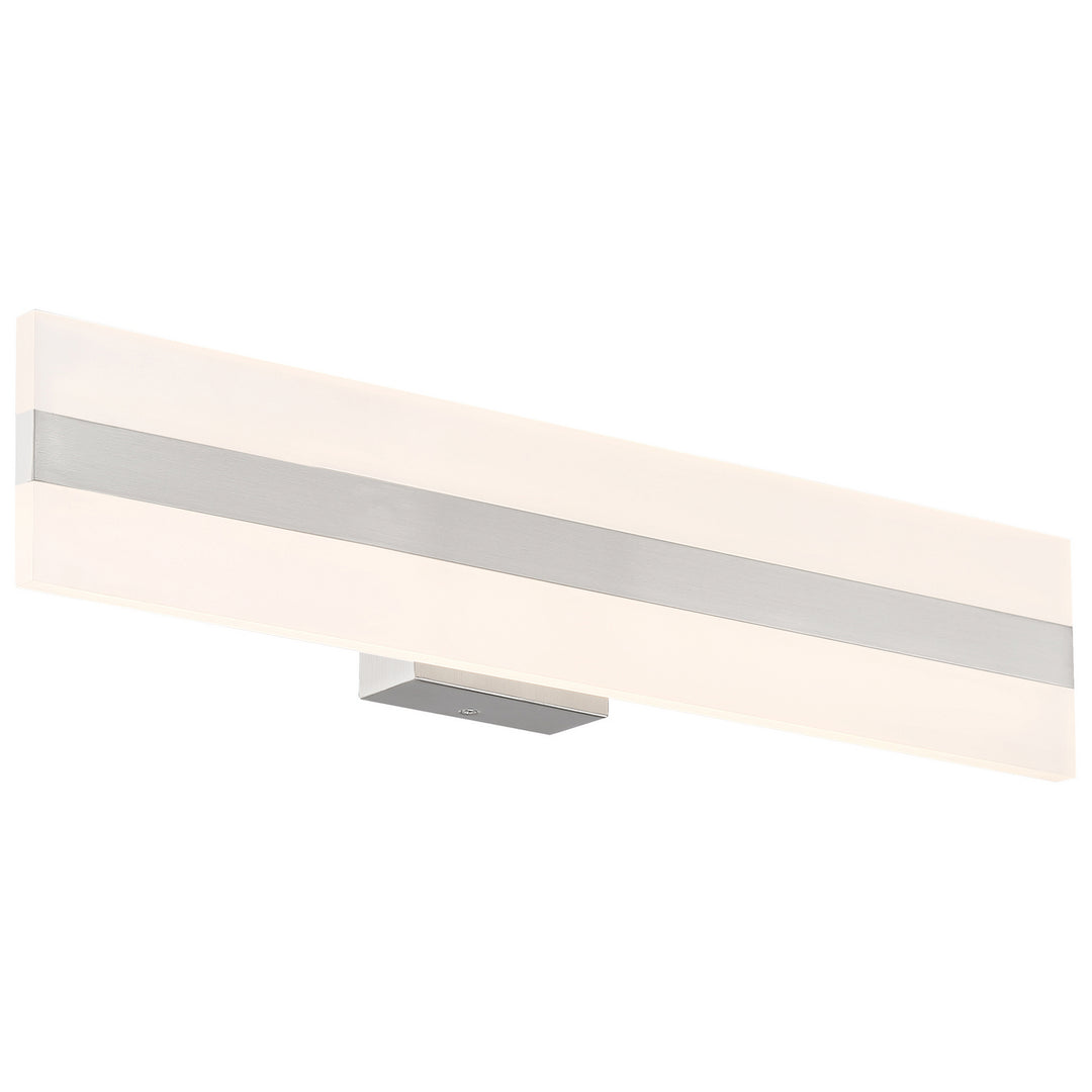 Access Netherton 62592LEDD-BS/ACR Bath Vanity Light 24 in. wide - Brushed Steel