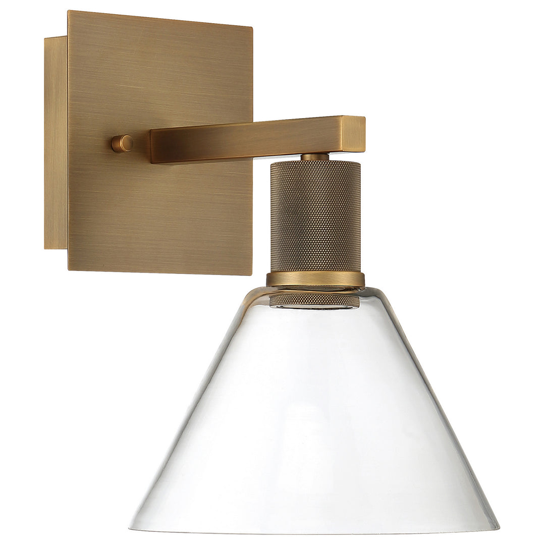 Access Port Nine Martini 63143LEDD-ABB/CLR Wall Sconce Light - Antique Brushed Brass