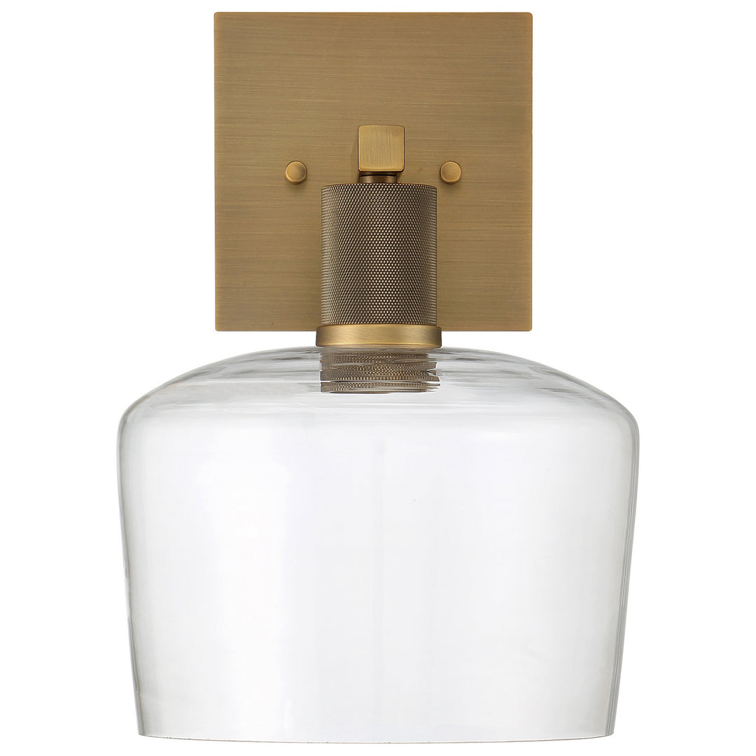 Access Port Nine Chardonnay 63144LEDD-ABB/CLR Wall Sconce Light - Antique Brushed Brass