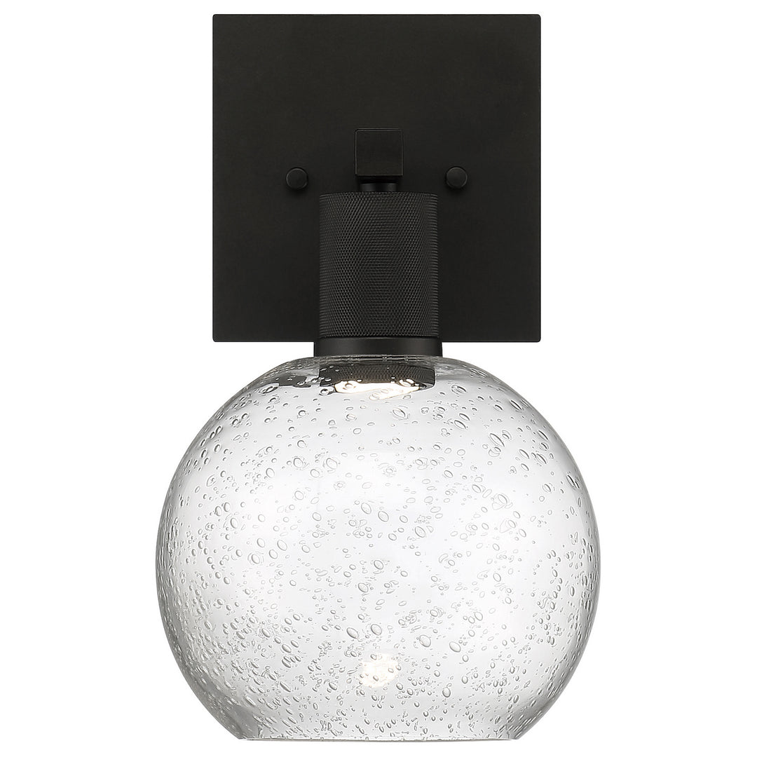 Access Port Nine Burgundy 63145LEDD-MBL/SDG Wall Sconce Light - Matte Black