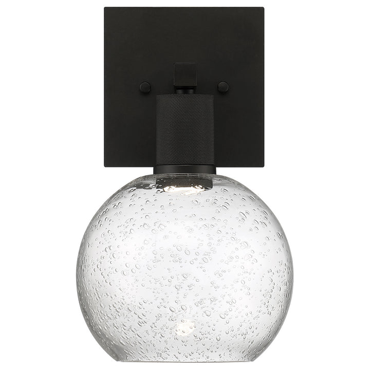 Access Port Nine Burgundy 63145LEDD-MBL/SDG Wall Sconce Light - Matte Black