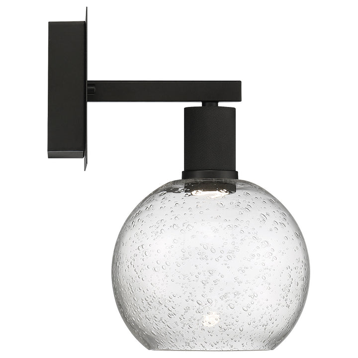 Access Port Nine Burgundy 63145LEDD-MBL/SDG Wall Sconce Light - Matte Black