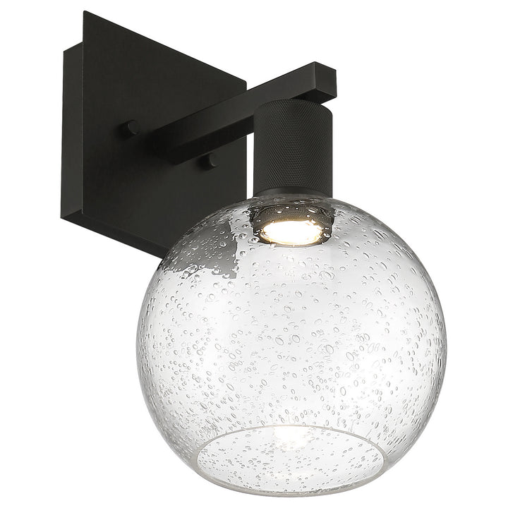Access Port Nine Burgundy 63145LEDD-MBL/SDG Wall Sconce Light - Matte Black
