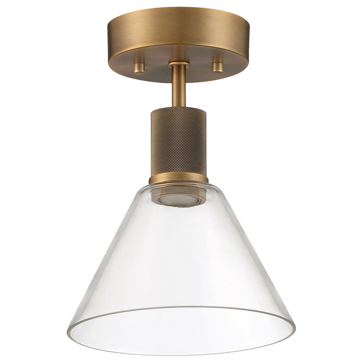 Access Port Nine Martini 63146LEDD-ABB/CLR Wall Sconce Light - Antique Brushed Brass