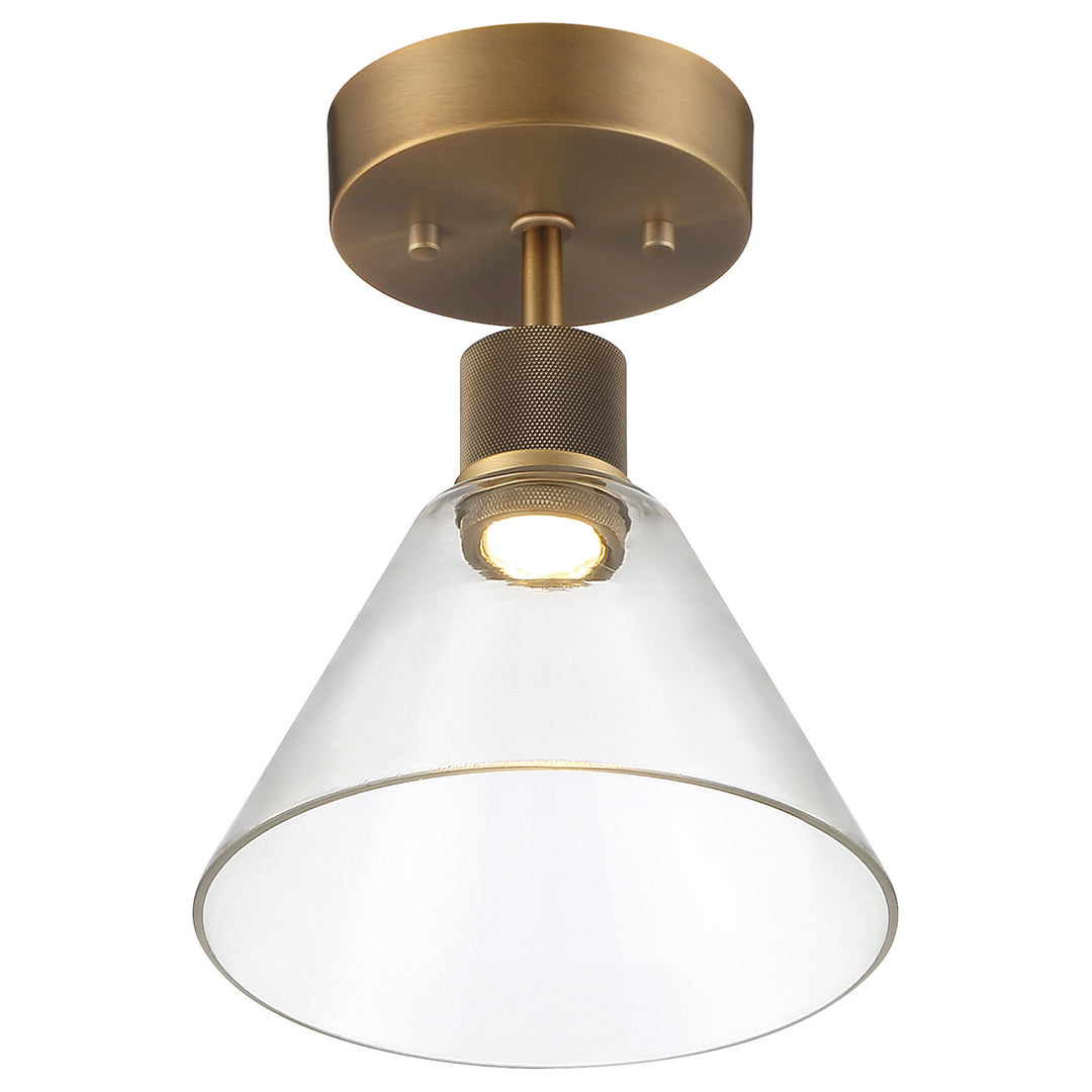 Access Port Nine Martini 63146LEDD-ABB/CLR Wall Sconce Light - Antique Brushed Brass