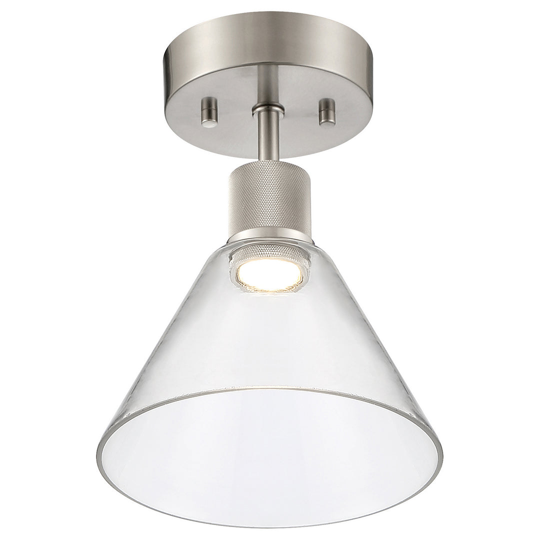 Access Port Nine Martini 63146LEDD-BS/CLR Ceiling Light - Brushed Steel