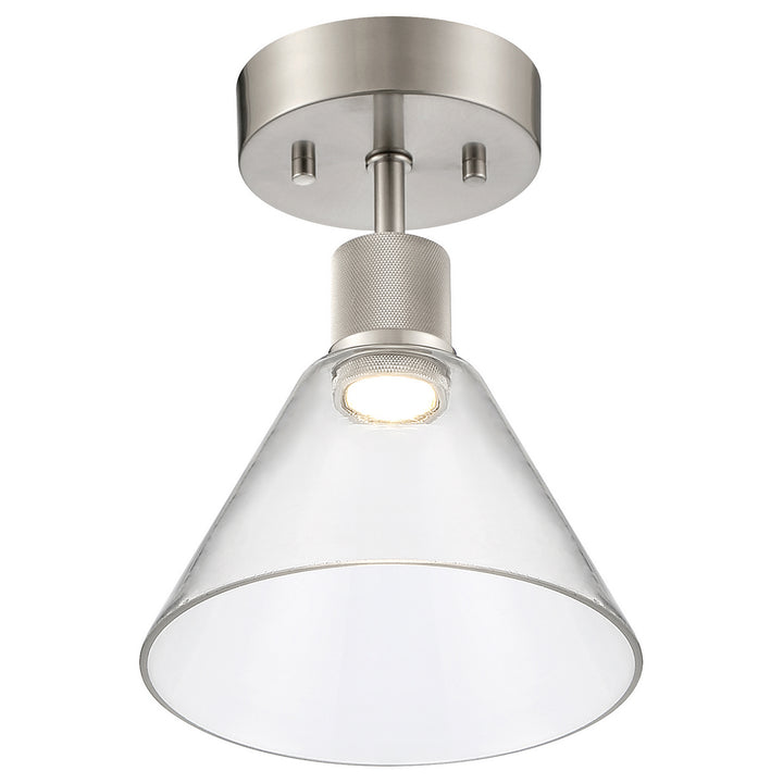 Access Port Nine Martini 63146LEDD-BS/CLR Ceiling Light - Brushed Steel