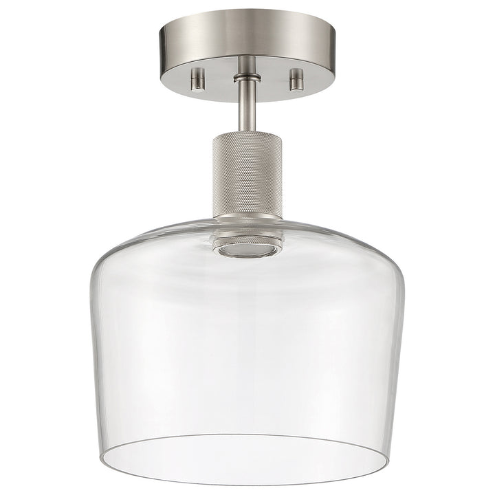 Access Port Nine Chardonnay 63147LEDD-BS/CLR Ceiling Light - Brushed Steel