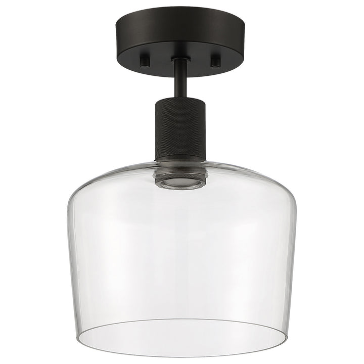 Access Port Nine Chardonnay 63147LEDD-MBL/CLR Ceiling Light - Matte Black